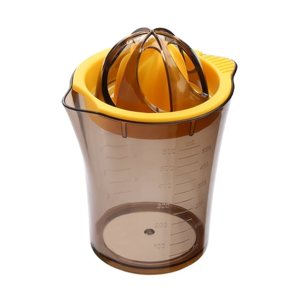 Bærbar manuel juicepresser (appelsin), frugtpresser, appelsinjuicekop