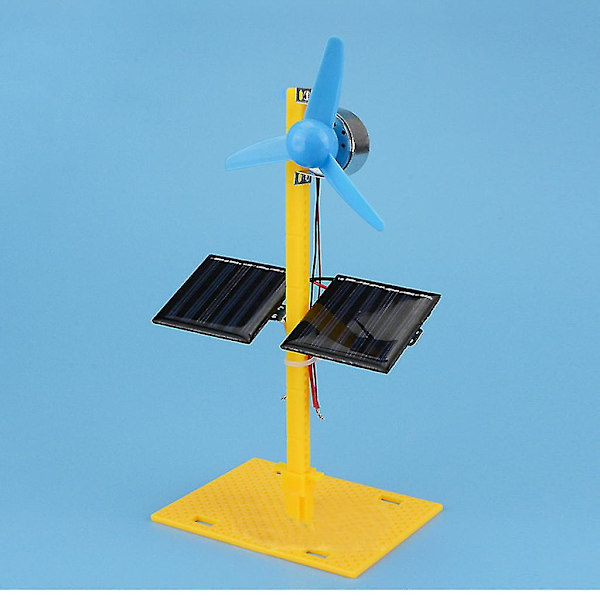 Solcelle Generator Motor Mini Fan Panel DIY Videnskabsuddannelse Model Kit