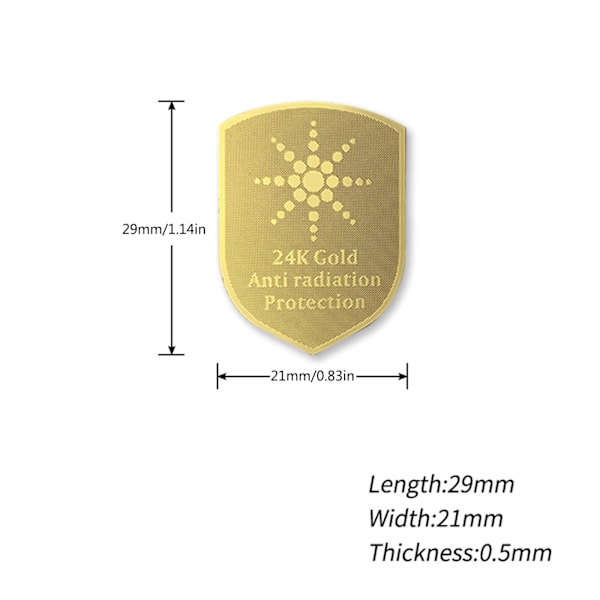 10 stk Anti-stråling beskyttelsesskjerm EMF for beskyttelse Mobiltelefon klistremerke
