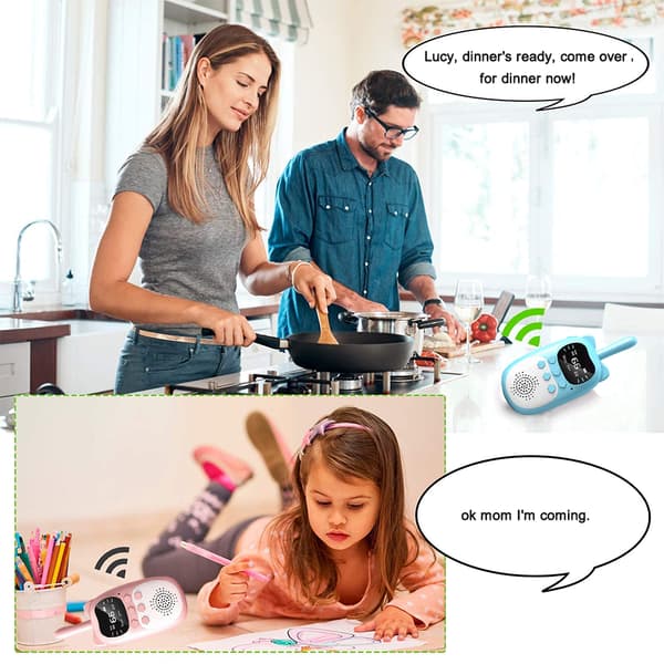 Legetøj til børn i alderen 3-14 år Walkie Talkie til drenge piger 22 timer