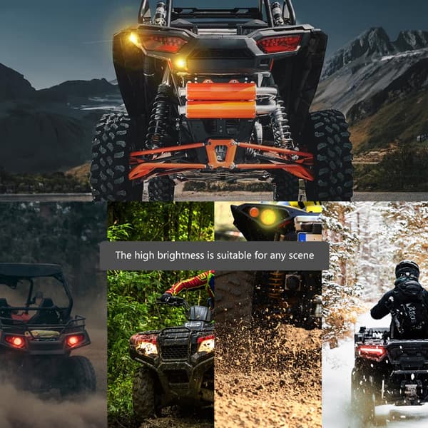 Universal ATV UTV Blinklys Kit Komplet Blinklys Kit Plug & Play
