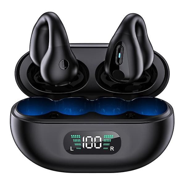 Inf Trådløse Open-Ear Hodetelefoner Bluetooth 5.3 Komfortable Klassiske Black