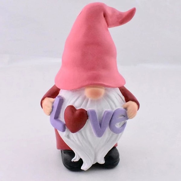 Ystävänpäivä Gnome-muotti, Gnome-kynttilämuotti 2Pcs