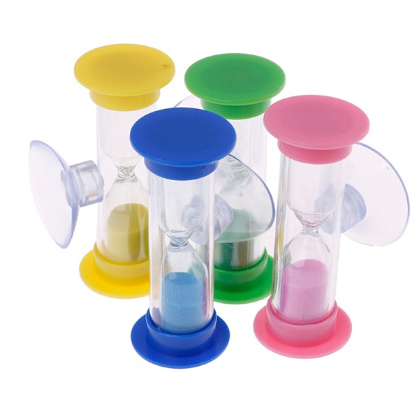 Tandborste Swivel Sand Timer 2 Minuter Duschtimer Barn Mini Pink