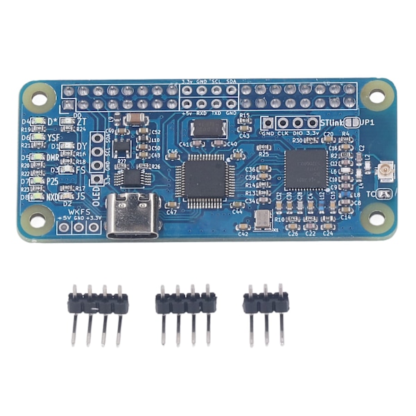 MMDVM Simplex Hotspot -emokortti nastaliistalla Raspberry Pi:lle BlueDV:lle