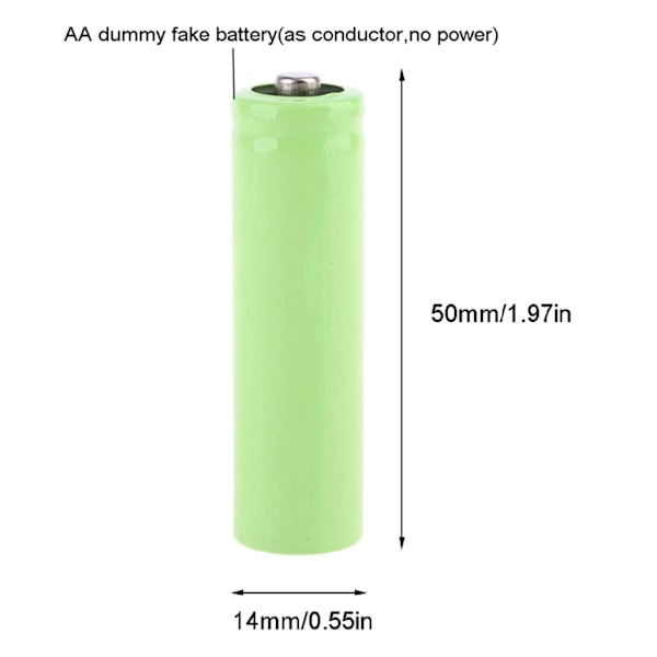 USB till 3V (2x1.5V) LR6 AA Dummy Batterielliminator Kabel med PÅ/AV-knapp för Fjärrkontroll Radio LED-lampa