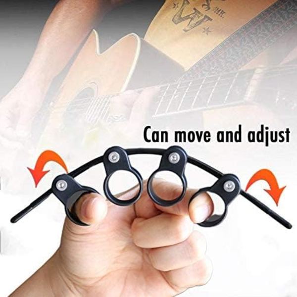 Justerbar fingerspridare - motståndsband för gitarr