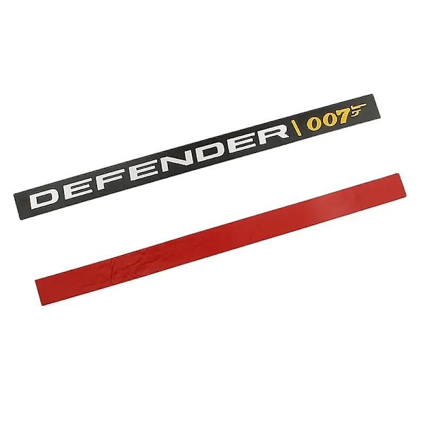 3D aluminiumlegering DEFENDER 007 bagagerumslogoemblem-klistermærke til Land Rover 2022 Defender 110-klistermærker
