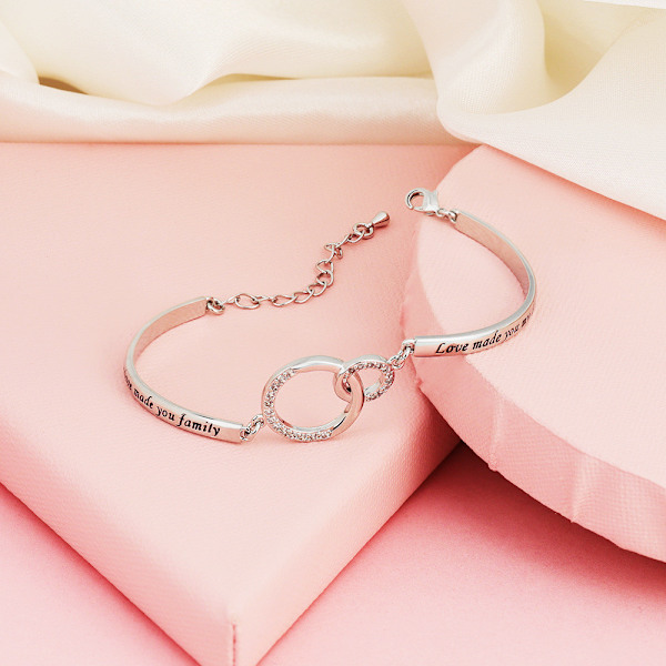 Ystävyysrannekoru lahja parhaalle ystävälle Korut Säädettävä lahja Rose gold