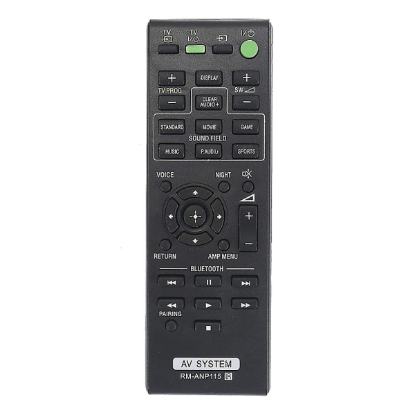 Remote Control for Sony Soundbar, Soundbar Controller Rm-anp115 Replacement Remote Control Ht-ct370 Ht-ct770 Sa-ct370