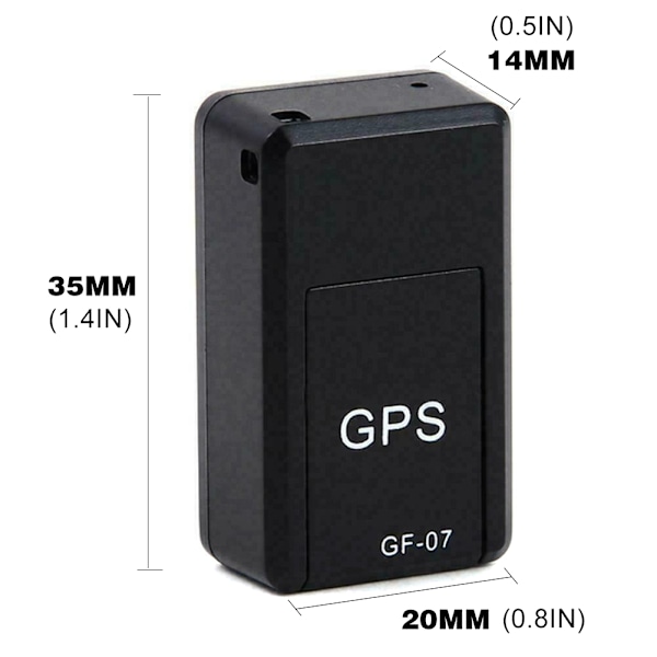 Modell Mini Realtid GPS Tracker Full Coverage För Fordon Bil Barn Äldre Hundar & Motorcyklar Magnetisk Liten