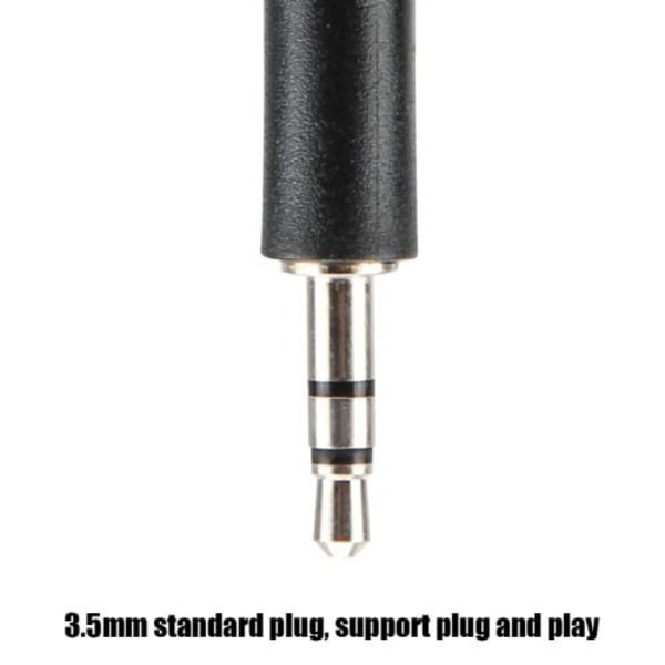 Min mikrofon 3,5 mm jack fleksibel 3 stk