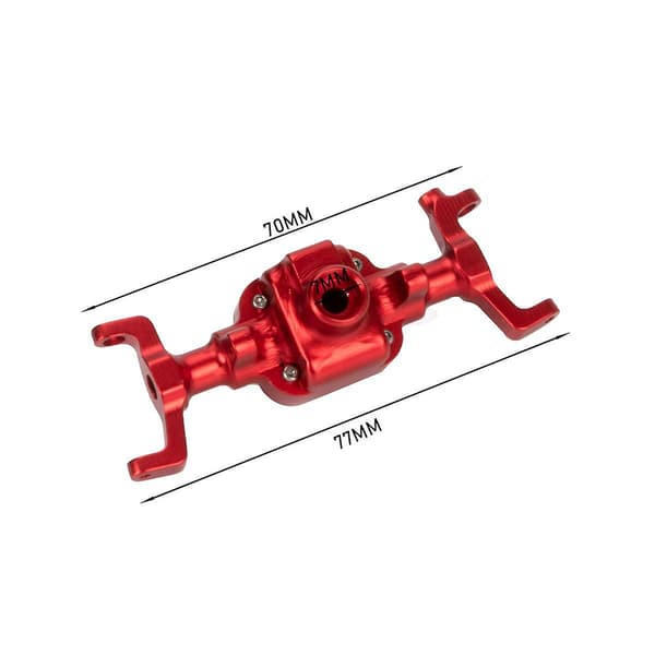 Metall Front og Bakaksel Shell Akselhus for Fms 1:18 Lc80 L
