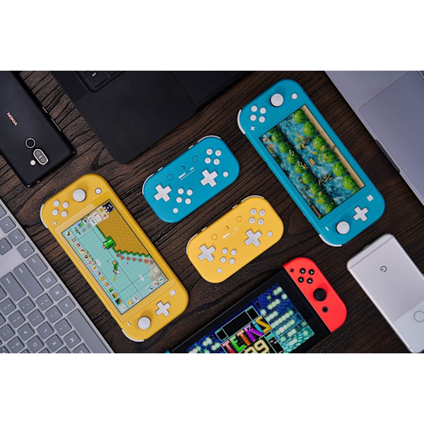 Lite Bluetooth-spelkontroll för Switch Lite, Switch & Windows (Gul utgåva) yellow