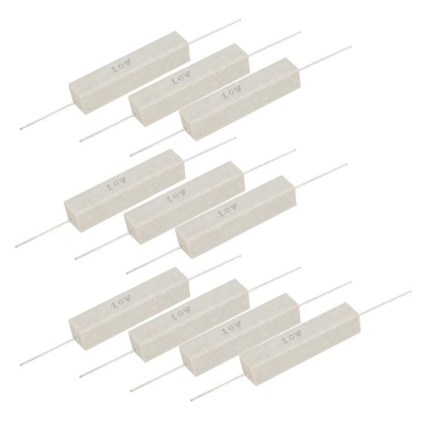 10 st Cement Resistor Power Stabil Prestanda Hög Noggrannhet ±5% 10W(2.2R)