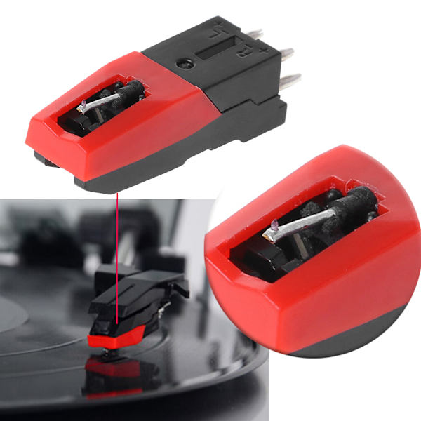 4 stk Universal platespiller nål tilbehør for Lp Vinyl Player platespiller platespiller platespiller nål