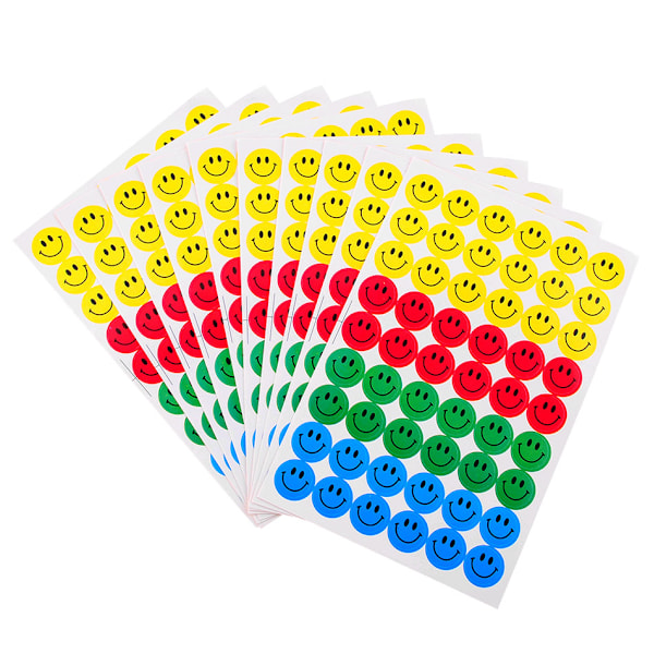 540 pcs stickers (10 sheets) Smiley stickers teachers, children