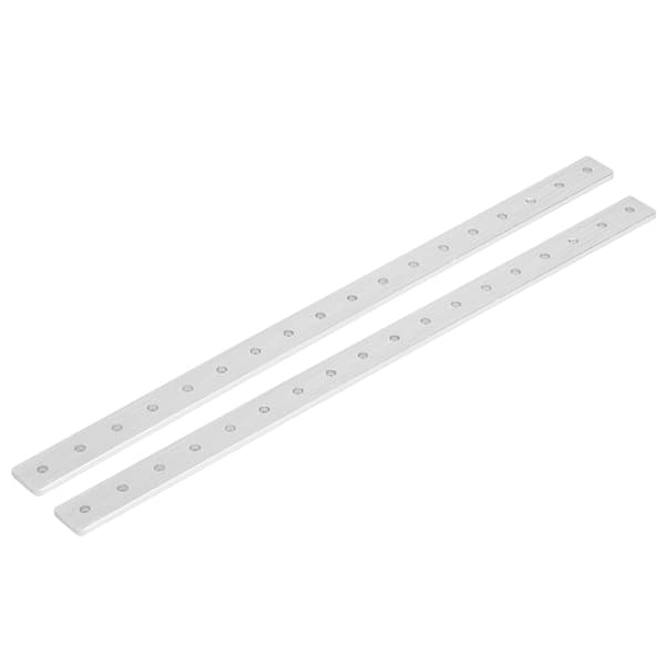 2 stk. 288 mm aluminiumplade til Pitsco Tetrix Robotics reservedele