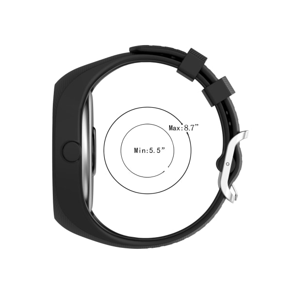 Polar M200 Silikonarmband Svart