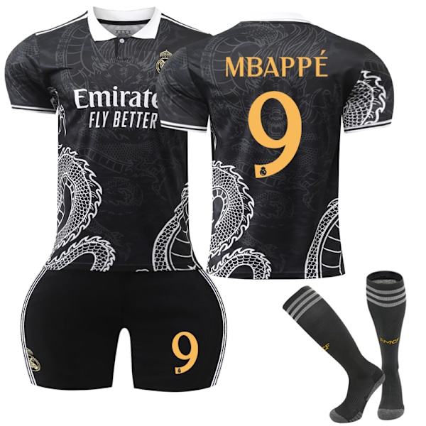 2023-2024 Real Madrid Special Edition Fodboldtrøje Sæt Nr. 9 Mbappé Adult S