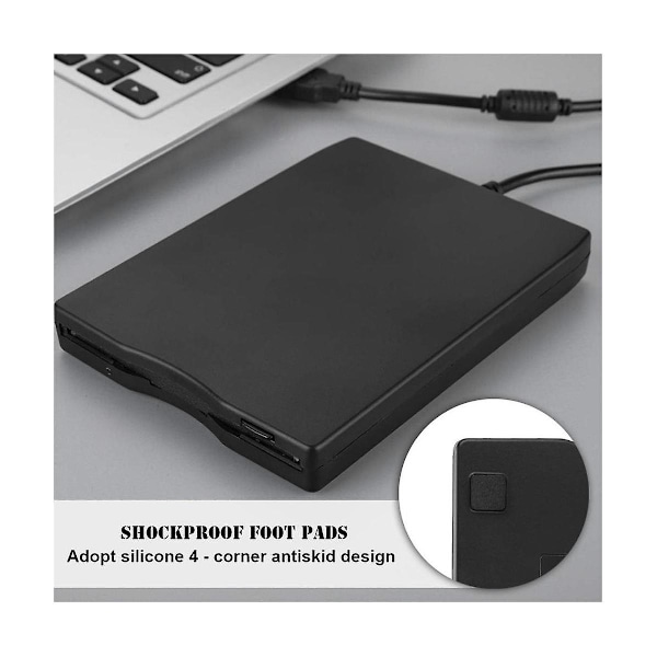 USB Diskettedrev 3,5 tommer Ekstern Bærbar 1,44 Mb FDD Diskettedrev Til Windows 7 8 200