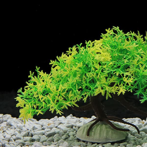 Akvarium Dekor Ornamenter Simulerte Furu Trær Dekorati{BT} 4