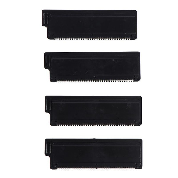 4x Skiftbare Blader for Ryggbarbering, Hårfjerner Razor Reservedeler