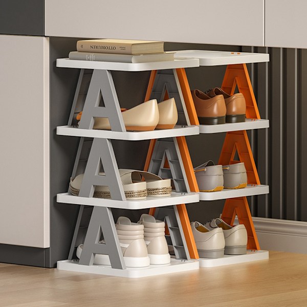 Stable sko hylde skostativ arrangør ORANGE 2 LAG 2 Orang Orange 2 Layer-2 Layer