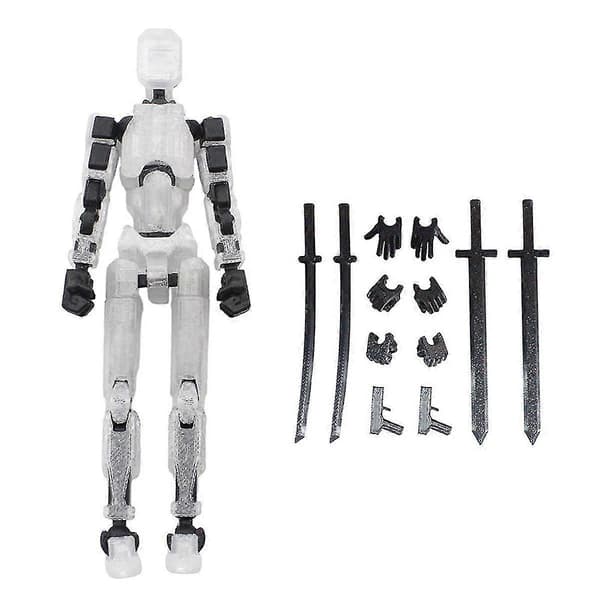 T13 Actionfigur Titan 13 Actionfigur Robot Actionfigur 3D-printad Action transparent