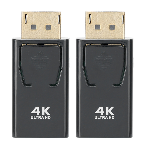 2 stk. 4Kx2K Displayport han til HDMI hun adapterkonverter til HDTV PC-computer