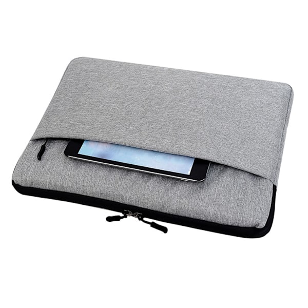 Laptopväska Briefcase 11 12 13 14 15 16 Tum Laptopfodral Väskor Hållbar och Lätt Messenger Grå Grey 15-16 inches