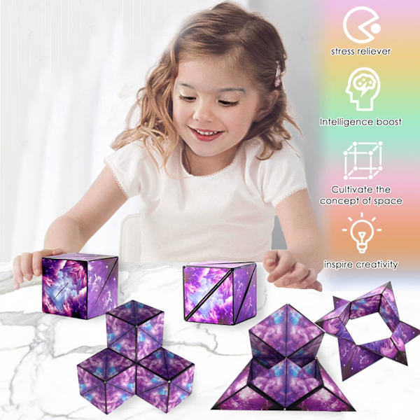 Speed ​​Cube, Cube, Deformasjonskube, 3D-kube, Speed ​​Cube, 3D I