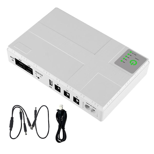 8800 mah UPS-batteribackup 5v 9v 12v 1a Backup-batteri Power, backups