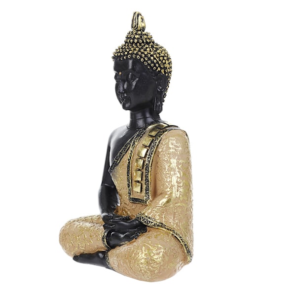 Buddha-ornament av harpiks (15,5*6*10,5 cm)