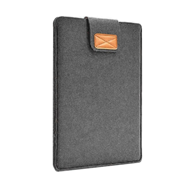 Tablet-etui med etui-cover-taske til MacBook 11 13 15 tommer ensfarvet bærbar computer-tablet-etui. Mørkegrå Dark Grey 13-inch