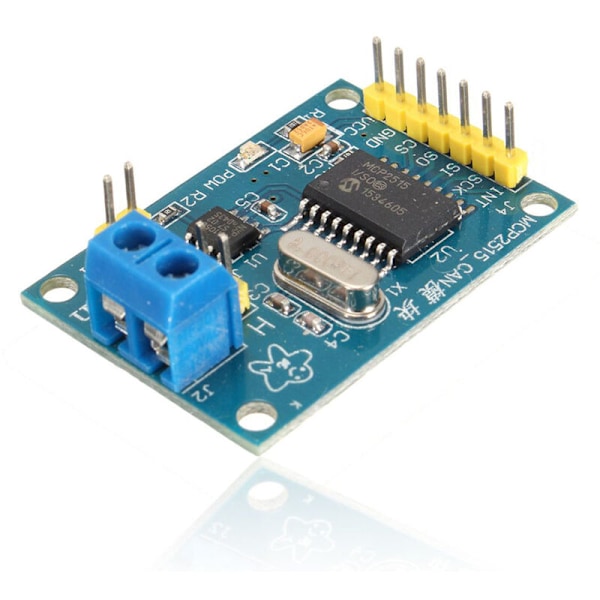 MCP2515 CAN BUS TJA1050 vastaanotinmoduuli SPI SCM 51 -protokollalle, uusi, sininen