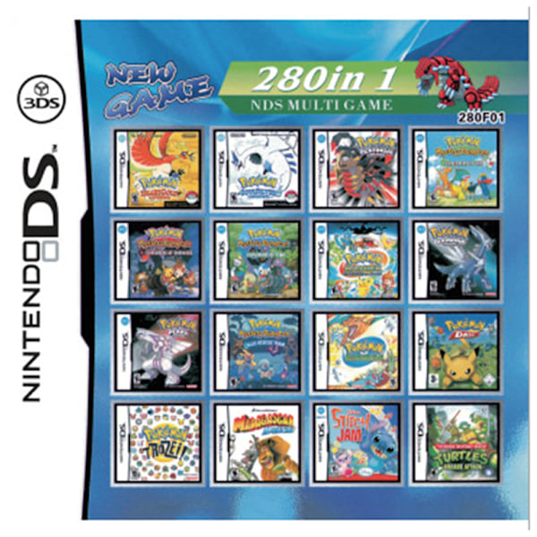 Samlingskassettspillkort for Nintendos DS 3DS 2DS Super B