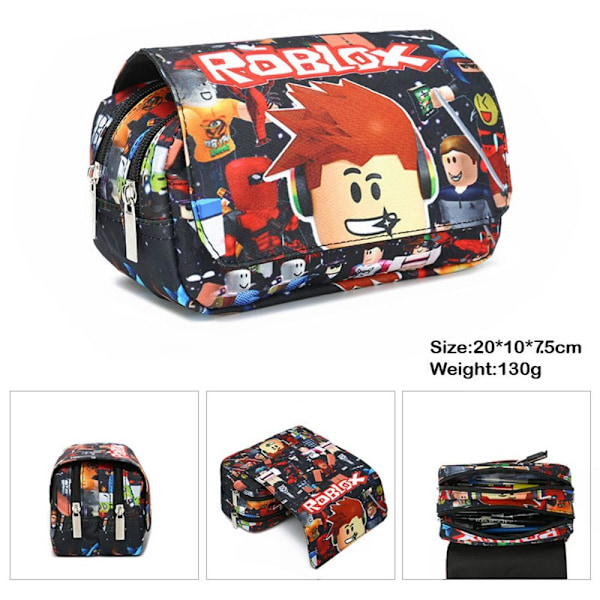 3D-oheislaite ROBLOX-kaksinkertainen kerroksen kynäkotelo 2