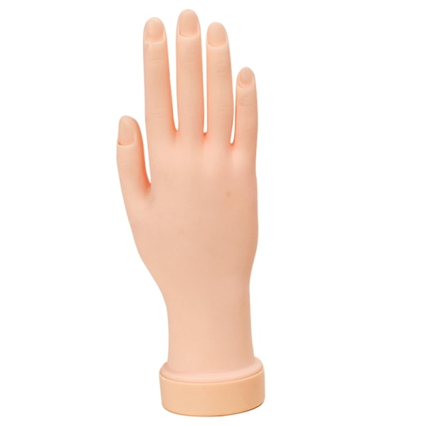 Perfekt hand för nail art och visning av rörlig övning Nail T - Perfet