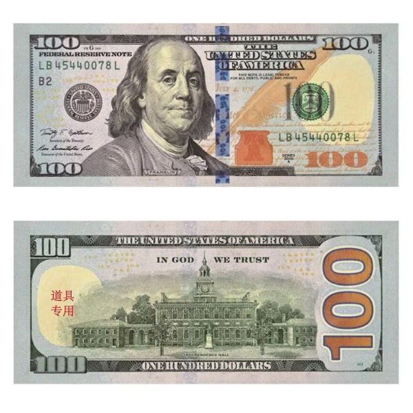 500 Pcs Prop Money Dollars Replica Dollar Bills Fake Play Money Souvenir Bills Pretend Dollar Bills For Home Party Movie Advertising-WELLNGS