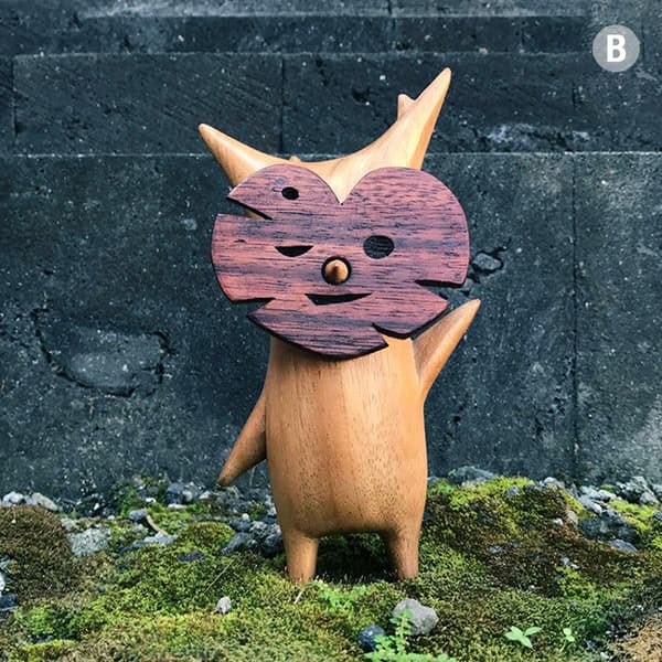 Trä Korok Staty Hantverksdekoration Spelälskare Zelda B