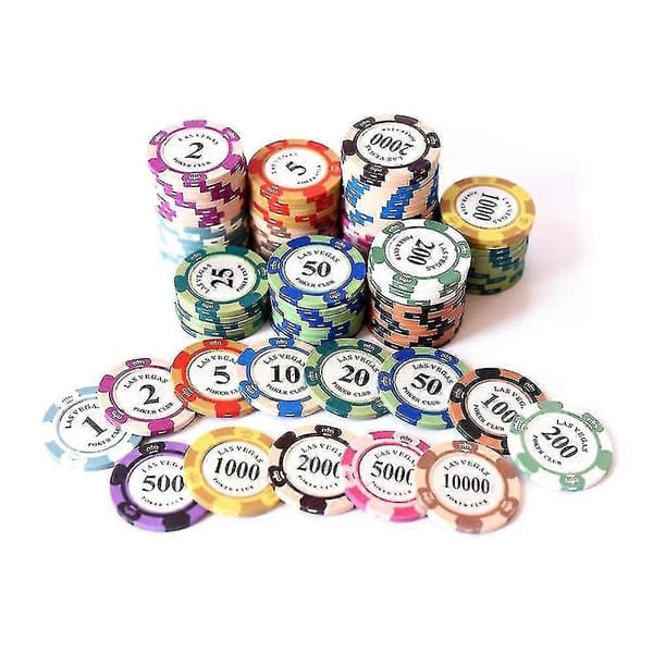 1278 | 20 stk. kasinochips - Bærbare spillechips til Las Vegas Coin{h} 2000 Face Value