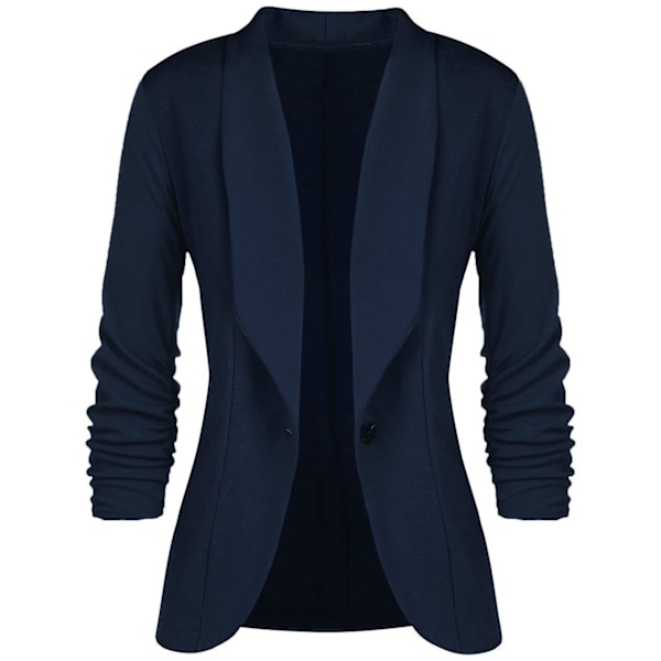 Blazer Jersey Lapel Lang Arm Passform Damen Mode Kurzer Blazer M