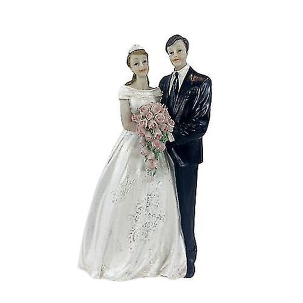 Bryllup Brudgom Harpiks Ornament Statue Kake Topper Bryllupsdekorasjon Sta style 5