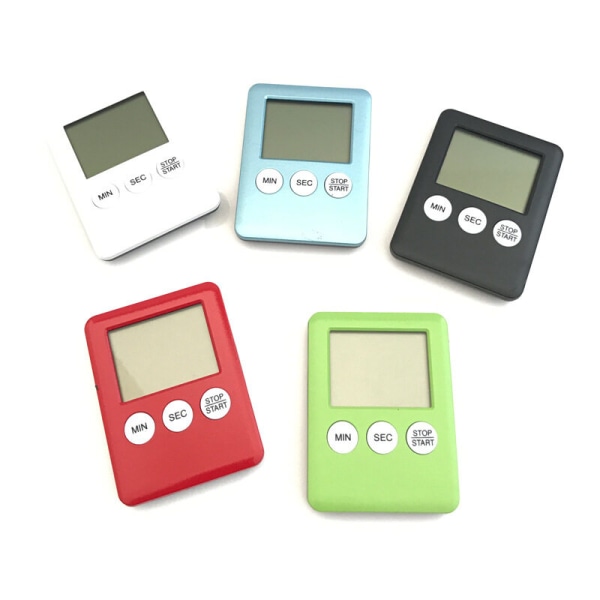 Digital timer med magnet - Kök timer sky blue