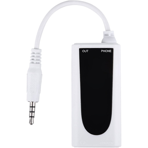 Flanger Fc 21 Irig2 Vit Flanger Fc 21 Elgitarr Bas till Mobiltelefon Anslutningskonverter Instrument Instrument Tillbehör