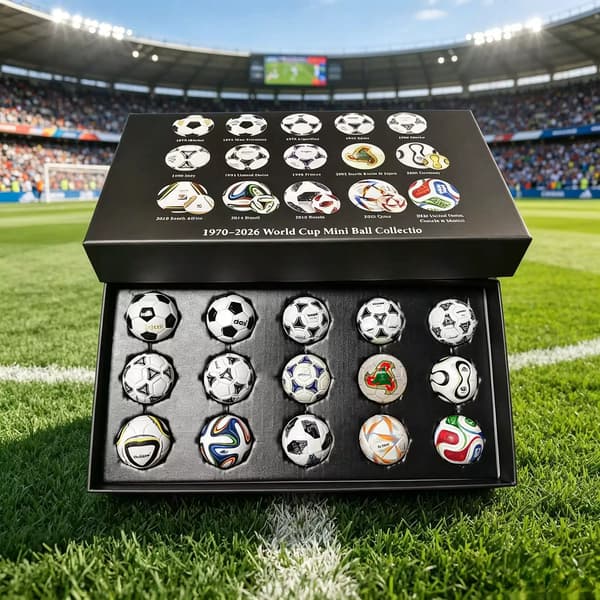 2026 VM Mini Fodbold Sæt, Samlerobjekt Lille Fodbold Legetøj, Fan Souvenir Pakke