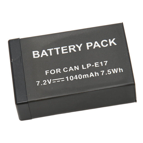 LP E17 Batteri Intelligent Høj Kapacitet 1040mAh Udskiftning til 200D II R10 RP 750D M6mark2 800D 850D 77D 760D M3 M5 ++