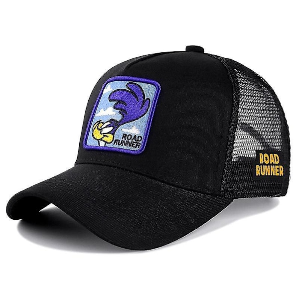 Mickey Snapback Bomull Baseball Cap & Dad Mesh / Trucker Hat ROUD RUNNER BLACK