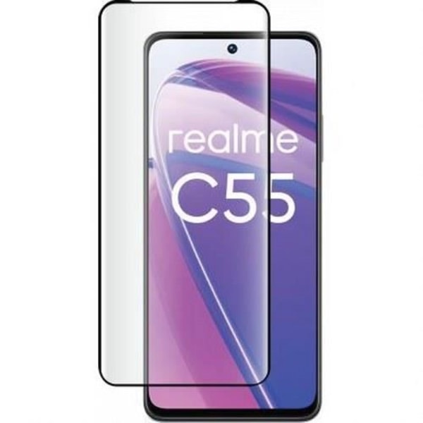 Skjermbeskytter for Realme C55 i 2.5D ripebestandig herdet glass BIGBEN CONNECTED Transparent